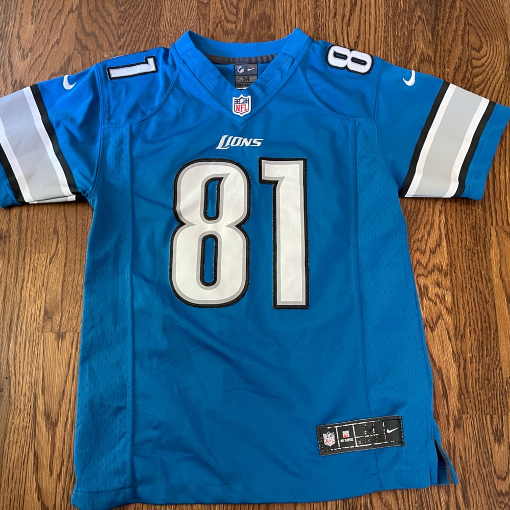 Detroit lions boys jersey size M